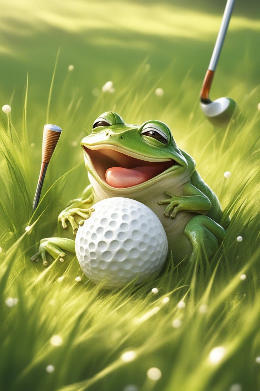 grinning frog golf