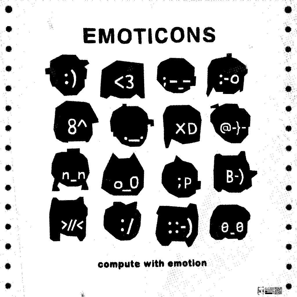 Very Internet Printout: Emoticons