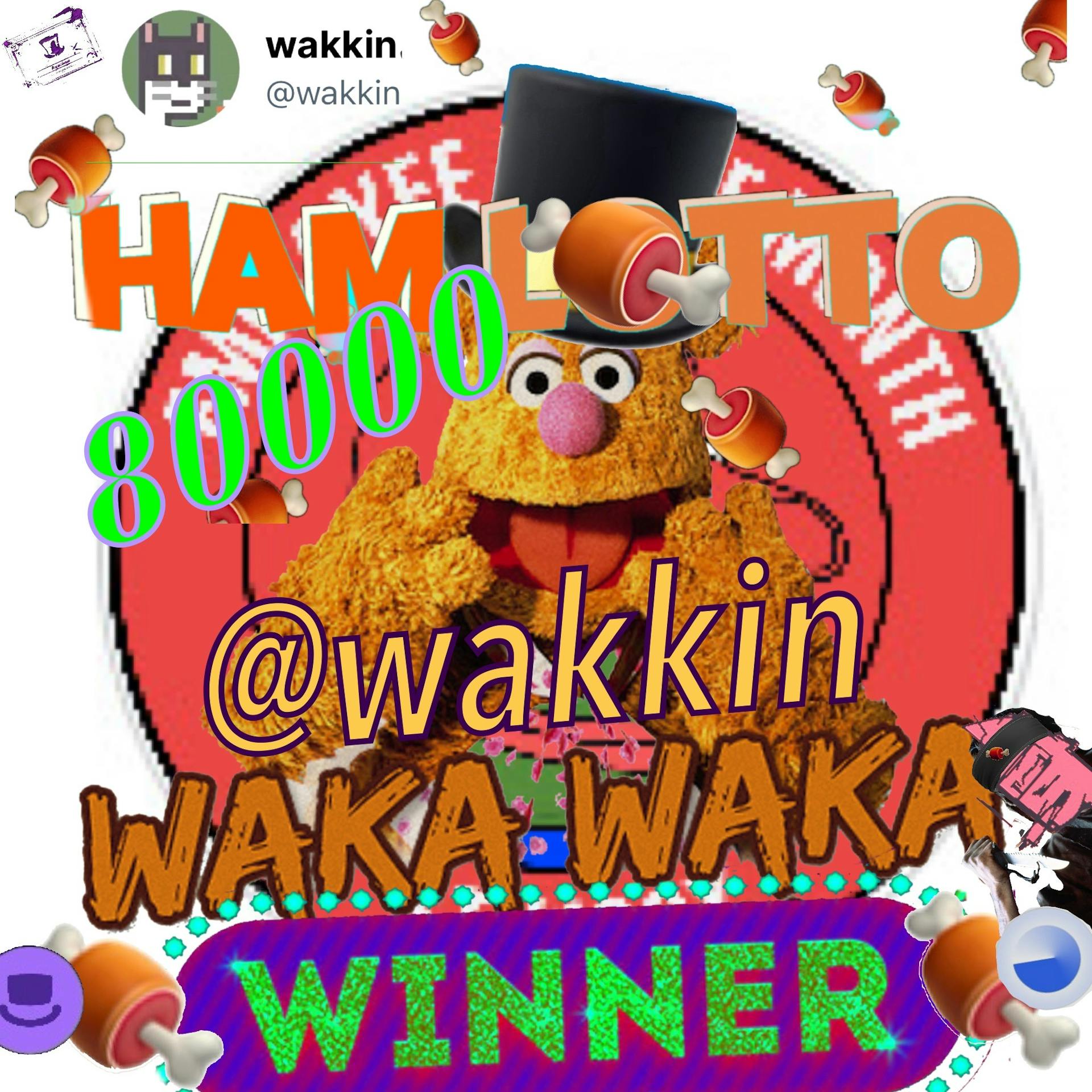 /ham-lotto - 80K winner - @wakkin