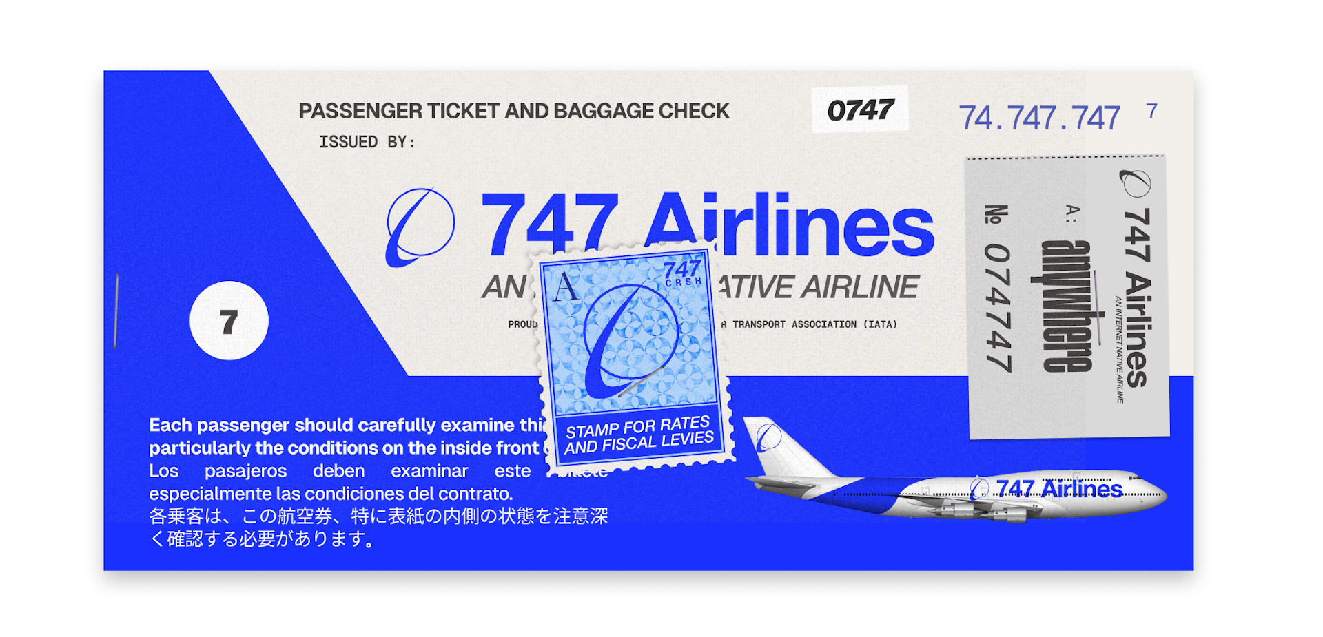 Passenger Ticket & Baggage Check