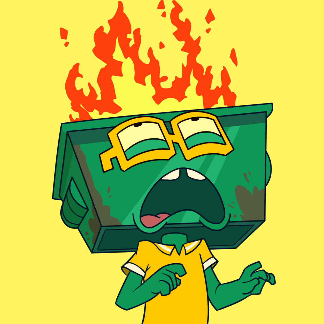Dumpster Fire - A Based & Yellow Edition by SloppyPencil