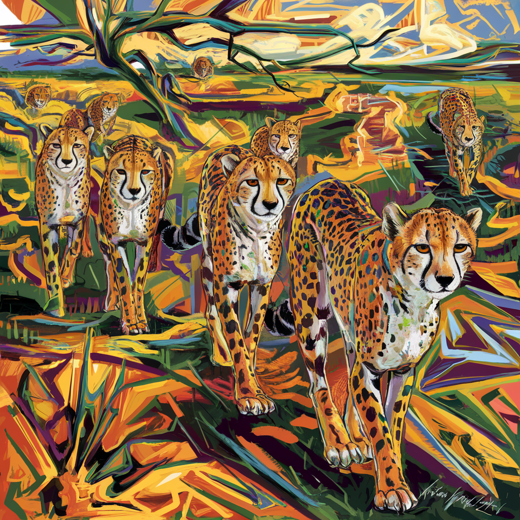 Cheetahs in the Meadows