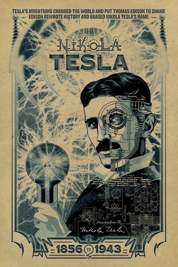 Nikola Tesla's Poster