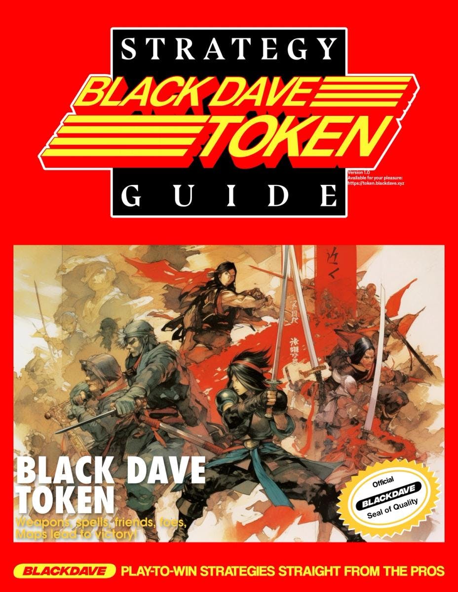 Black Dave Token Strategy Guide v1.0