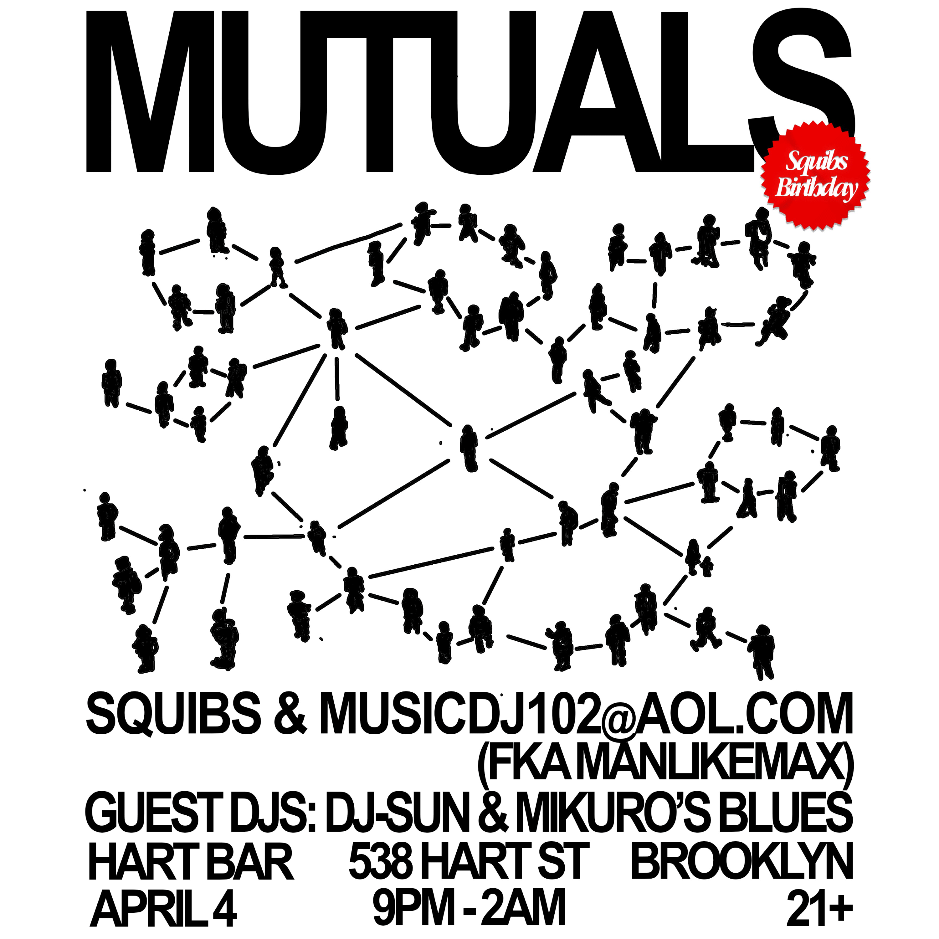 MUTUALS 001 @ Hart Bar, NYC 